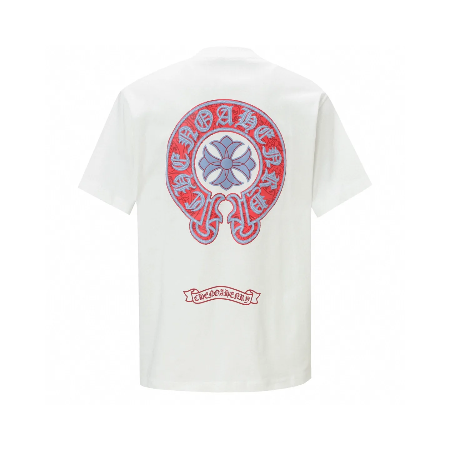 🅿️170 Chrome hearts ch Chrome hearts horseshoe painted foam short-sleeved T-shirt. Large version. Loose and stylish. The difference is the low version, the slim version, the upper body and the hips. 100% commitment: top quality, not fast food. The highest version on the market. Top quality, 280g, 26 custom-dyed double yarn cotton, same style for men and women, complete with three standards. Color: black, white Size: XS-L